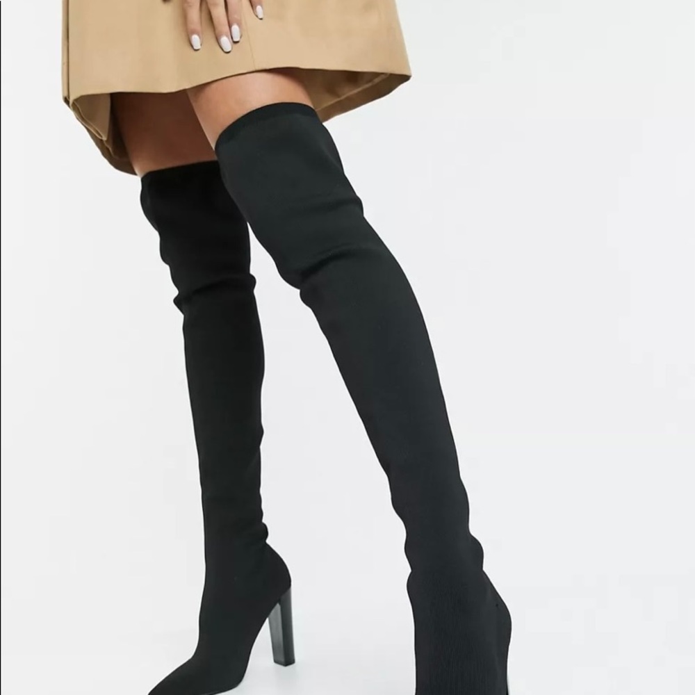 Thigh knee high boots